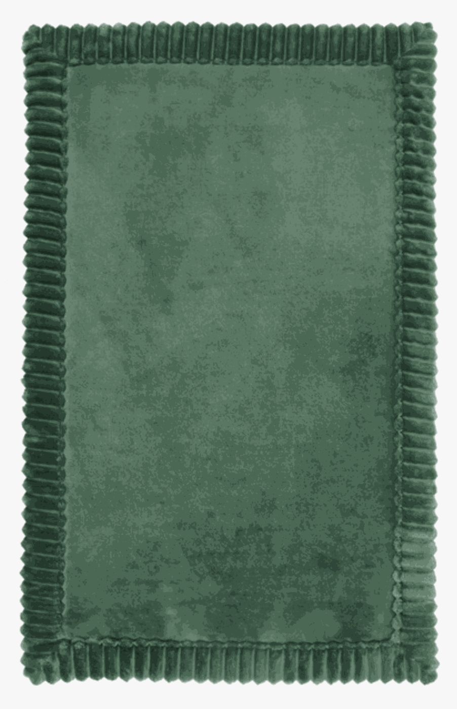 Memory Foam Ribbed Border Bath Mat Large, 50x80cm (Fatigue)